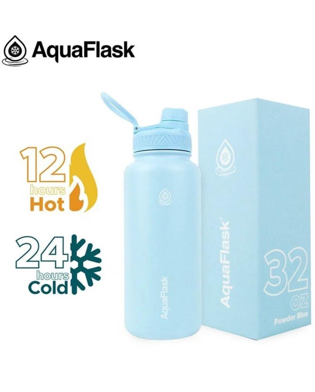 AquaFlask water bottle