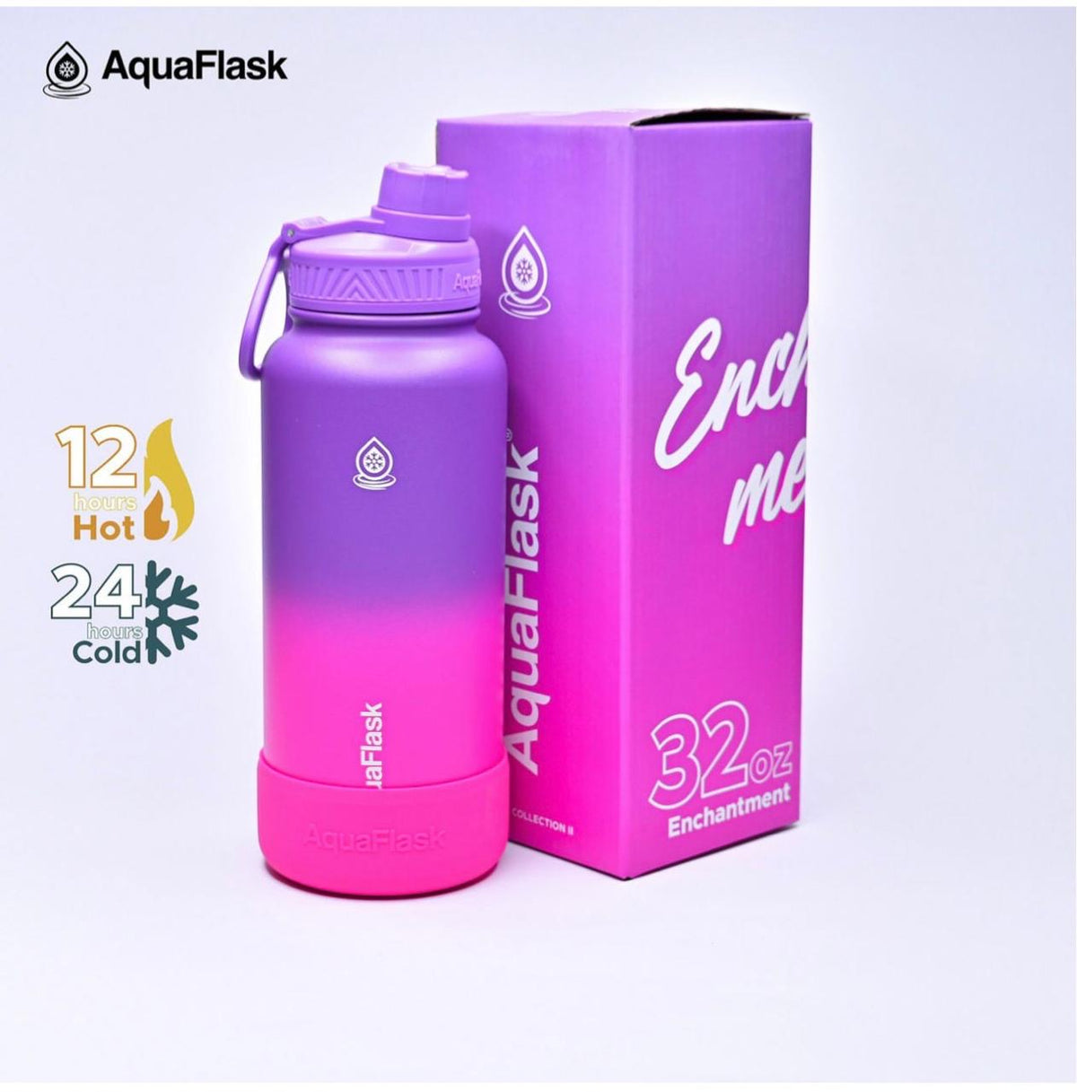 AquaFlask water bottle