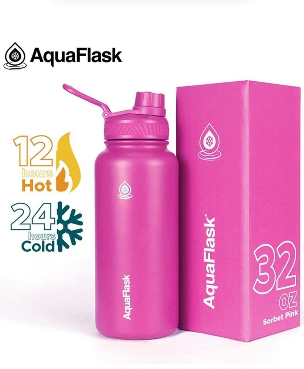 AquaFlask water bottle